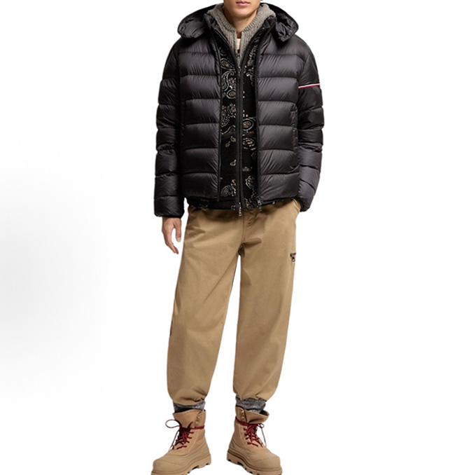 moncler ravenlock hooded down jacket